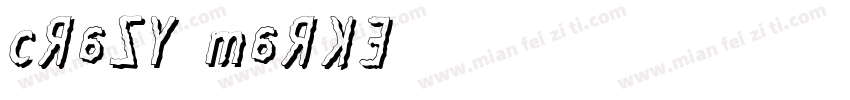 Crazy Marke字体转换